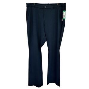 Kut from the Kloth Navy Bootcit Patterned Trousers NWT 18W
